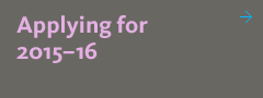 Applying for 2014-2015